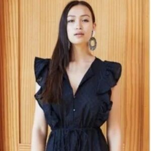 EMERSON FRY Chandra Black dress XS